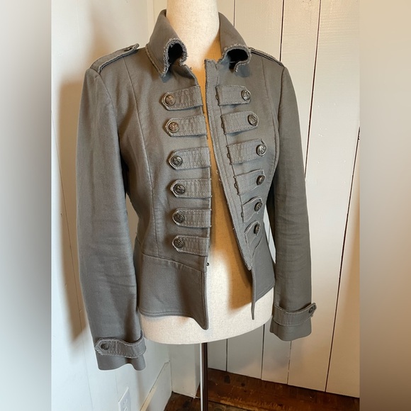 Banana Republic Jackets & Blazers - BANANA REPUBLIC Gray military jacket